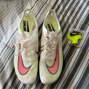 Nike Air Zoom Victory Track Running Shoes Sail Pink Men's Size 12